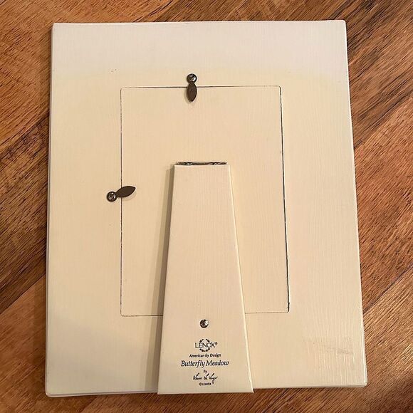 Lenox Butterfly Meadow Ceramic 5x7? Floral Picture Frame - Collectible Pattern - Picture 6 of 16